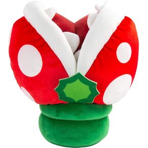 Club Mocchi- Mocchi- Nintendo Super Mario Plush - Piranha Plant Plushie - Collectible Squishy Plushies - 15 Inch, Red