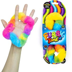 Tangle Furry Fidgets - New! Pink Urchin - Plush Tangle Fidget Toy - Soft Colorful Plush Materials That Will Please Sensory Toy Lovers - Take Your Furry Fidget with You Everywhere!