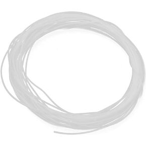 Othmro 1Pcs 16.4ft Length PTFE Teflon Bowden Tube, 0.03mm ID x 0.06mm OD Milky White Connector Tubing, Printer Teflon Tube PTFE Tubing for 3D Print