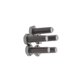 Yinpecly M8 Hex Bolt M8-1.25 x 130mm UNC Hex Head Screw Bolts 304 Stainless Steel Fully Threaded Hex Tap Bolts 5pcs