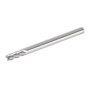MYS Cermet Master End Mill -4 Flute-4mm, 5mm, 6mmfor Drill Press & Milling Machine,CNC Router Bits Carbide Speed Square for Medium &Low-Carbon Steel,High Speed Machine & More (D d 6-L75-FL18)