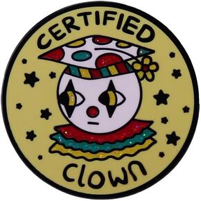 Certified Clown Enamel Pin