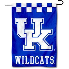 Kentucky Wildcats Checkerboard Garden Flag