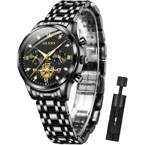 OLEVS Womens Watches Fashion Luxury Diamond Ladies Wrist Watch Stainless Steel Waterproof Luminous