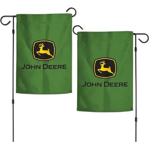 WinCraft John Deere Garden 12"x18" 2-Sided Logo Green