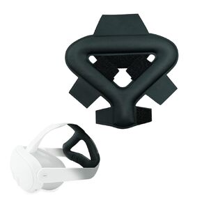 NUHFUFA Head Back Decompression Padding, VR Headset Comfort Head Support Compatible with Quest 3 Accessories Reduced Pressure Lightweight Strap for Kid & Adults