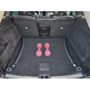 Floor Style Automotive Elastic Trunk Mesh Cargo Net for Volvo XC60 2017-2024 - Premium Trunk Organizer and Storage - Luggage Net for Crossover- Best Car Organizer for Volvo XC 60