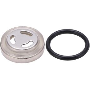 Brake Sight Glass 18mm Sight Glass Lens Gasket Repair Kit Motorcycle Brake Master Cylinder Reservoir Sight Glass Lens with O Ring Replacement Brake Master Cylinder Sight Glass