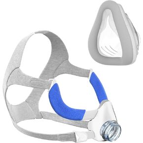Replacement Reusable Set for AirTouch F20 Medium, Comes with Memory Foam Cushion (New Version), Headgear & Frame Assembly (Without Elbow), Reliable Seal & Optimal Fit Replacement Supplies by Everness