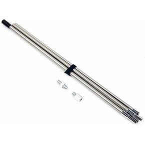 GRA-M105 Ultimate Portable M10x1.0 Connector Manpack هوائي سوطي قابل للطي: تعزيز سلسلة GRA-RPG مع محول 3/8 بوصة -24، 235.5 سم، مثالي لـ POTA، لـ GRA-7350T، GRA-7350TC