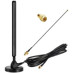 Lora 915MHz Meshtastic Antennas for Heltec 915 MHz ESP32 Lora V3 Board/IOT LoraWan Gateway/Helium Antenna for RAK Bobcat Hotspot HNT Miner, 4dbi 10ft Cable, Magnetic Base, IPEX