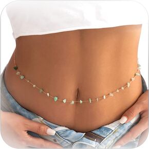 Waist Chain Body Chain Jewelry for Women Belly Chain for Teen Girls Summer Beach Jewelry for Teen Girls