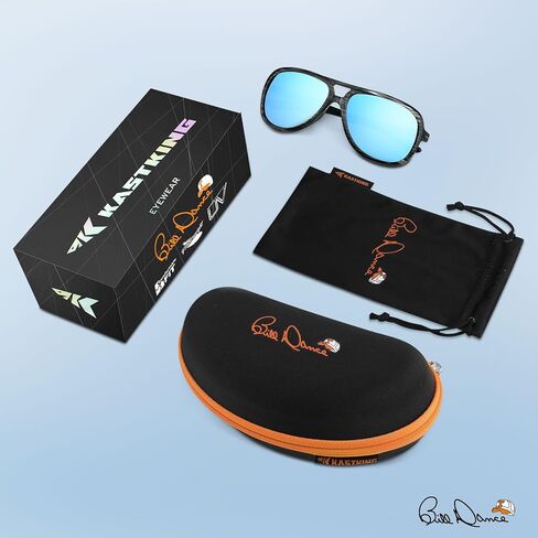 نظارات شمسية رياضية مستقطبة من KastKing Bill Dance ICONIC Mulberry Creek للرجال والنساء، مثالية لصيد الأسماك والحماية من الأشعة فوق البنفسجية in Kuwait
