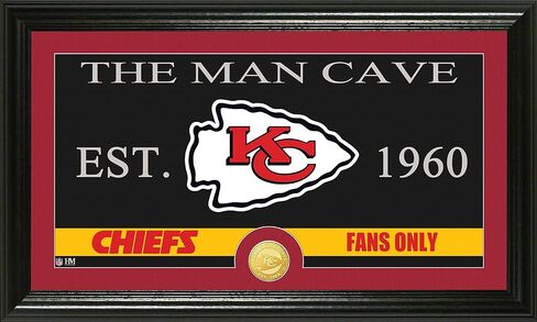 NFL "Man Cave" Panoramic Photo Minted Coin in Saudi Arabia