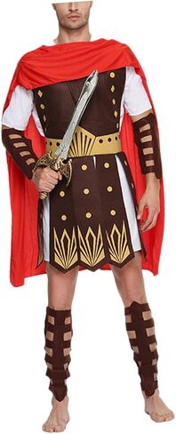 BESTOYARD Gladiator Costume Men Historical Role Play Costume Kits For Men Ancient Soldier Warrior Clothes Men Roman Outfit Men Warrior Costume Kids Suits Man Suit Men Suit Boy Child Props in Saudi Arabia