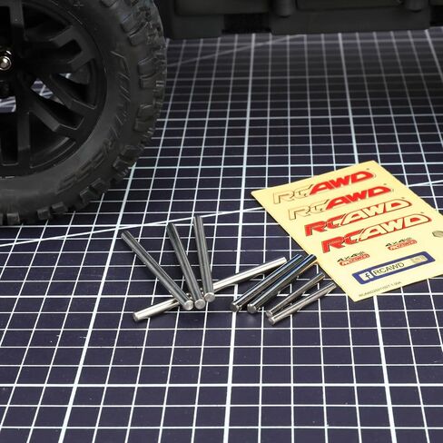 RCAWD Suspension Arms Hinge Pins Set for ARRMA 3S, Big Rock 3S, Granite Senton Vorteks Typhon 3S & Mega Upgrades, A-Arm pins Set 1/10 1/8 Part #ARAC5026#ARAC5028#ARAC5027 in Saudi Arabia