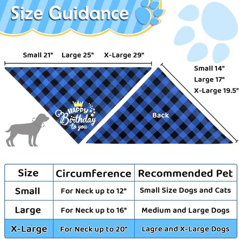 Vivifying Dog Birthday Party Supplies, Set of 4 Dog Birthday Bandanas with Crown Hat and Bow Tie, Multi Size for Small Medium Large Boy Dog Party Decorations (Large, Pink) in Saudi Arabia