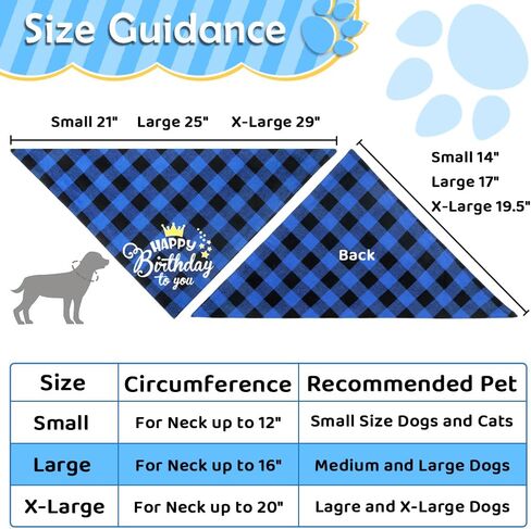 لوازم حفلات أعياد ميلاد الكلاب المفعمة بالحيوية، مجموعة من 4 مناديل عيد ميلاد للكلاب مع قبعة تاج وربطة عنق، مقاسات متعددة لتزيين حفلات الكلاب الصغيرة والمتوسطة والكبيرة (كبير، وردي) in Kuwait