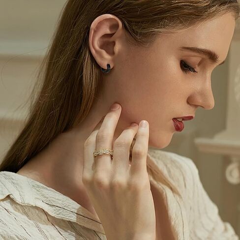 Minimalist Pure Titanium Hoop Huggie Earrings Round/Hexagon Earring, Dainty Plain Small Titanium Hoop Earrings Charms, Hypoallergenic Earring Jewelry Gifts for Women Girls Men Sensitive Ear in Kuwait