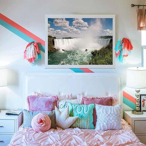 مجموعات الفن الماسي Xiyuekissu للبالغين، DIY حفر دائري كامل فن الماس شلالات نياجرا مناظر طبيعية مذهلة قوارب نهرية لتزيين جدران المنزل 12 × 16 بوصة... in Kuwait