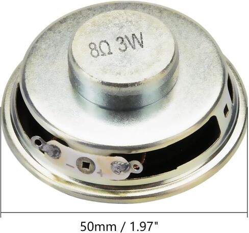 مكبر صوت مغناطيسي DIY 3 وات 8 أوم 1.96 بوصة قطر دائري الشكل بديل مكبر صوت صغير مستطيل مكبر صوت للمعدات السمعية والبصرية المنزلية in Kuwait