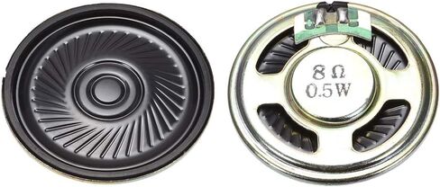 uxcell 0.5 W 8 Ohm DIY Magnetic Speaker 40mm Round-Shape Replacement Loudspeaker 2pcs in Saudi Arabia