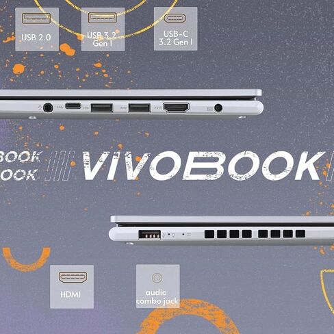 ASUS Vivobook 16" Slim Laptop, AMD Ryzen 7 5800HS(Beat i7-1195G7), Webcam, USB Type-C, WiFi 6, Windows 11 Home, with/Mouspad (16GB RAM | 1TB SSD) in Saudi Arabia
