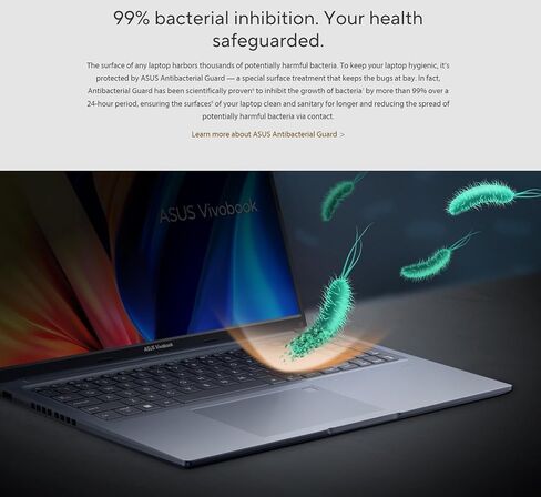 ASUS Vivobook 16" Slim Laptop, AMD Ryzen 7 5800HS(Beat i7-1195G7), Webcam, USB Type-C, WiFi 6, Windows 11 Home, with/Mouspad (16GB RAM | 1TB SSD) in Saudi Arabia
