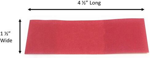 N. F. String & Son Red Paper Napkin Bands with Self-Sealing Glue, 2000/Box (Red, 2000) in Saudi Arabia