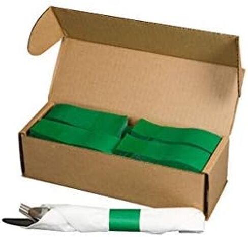 N. F. String & Son Red Paper Napkin Bands with Self-Sealing Glue, 2000/Box (Red, 2000) in Saudi Arabia