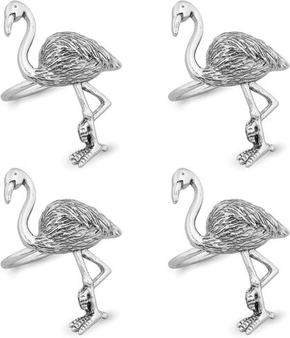 UPware 4-Piece Zinc Alloy Napkin Rings for Dining Table Setting, Party and Wedding Decorations (Sea Turtle) in Saudi Arabia