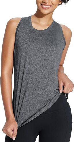 BALEAF Women's Workout Tops Racerback with Workout Shorts L in Saudi Arabia