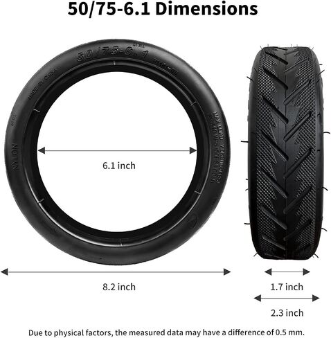 50/75-6.1 Scooter Tire Replacement 8.5 Inch Scooter Tire Tube for Gotrax/Xiaomi /M365 Etc Electric Scooter,8 1/2×2 Electric Scooter Tire Replacement Wheels (1set) in Saudi Arabia