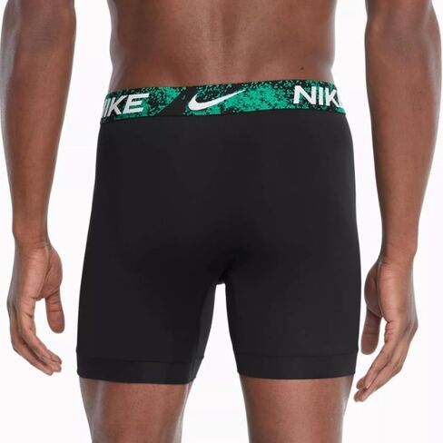 Nike Essential Micro 3pk Boxer Brief, Black Multi Distress, M in Saudi Arabia