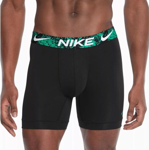 Nike Essential Micro 3pk Boxer Brief, Black Multi Distress, M in Saudi Arabia