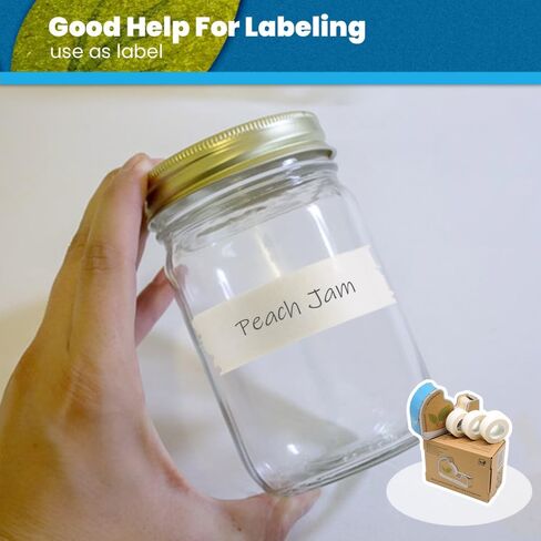 موزع أشرطة خالٍ من البلاستيك من Blue Lake ECOLIFE مع 4 لفات مقاس 3/4 بوصة × 630 بوصة شريط شفاف، مكتب توزيع الأشرطة لتغليف الهدايا، المكتب، المنزل، المدرسة in Kuwait