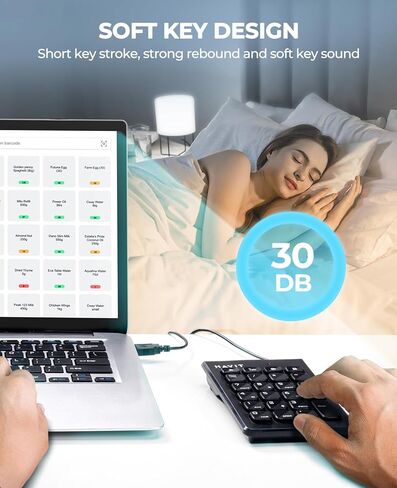 لوحة أرقام هافيت، لوحة أرقام USB للكمبيوتر المحمول المكتبي، لوحة مفاتيح رقمية سلكية مكونة من 23 مفتاحًا مع آلة حاسبة للمحاسبين in Kuwait