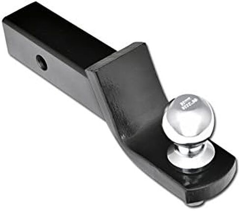 ARMORDILLO 7163959 2" Drop Down Loaded Ball Mount Trailer Tow Hitch with 2" Receiver Tube Universal Fit - Black in Saudi Arabia