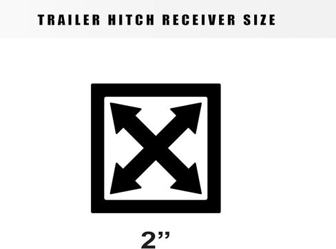 ARMORDILLO 7163959 2" Drop Down Loaded Ball Mount Trailer Tow Hitch with 2" Receiver Tube Universal Fit - Black in Saudi Arabia