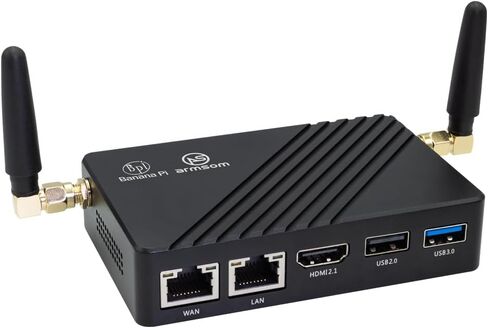 Banana Pi BPI-M7 LPDDR4x 16GB Single Board Computer, RK3588 CPU 6Tops NPU Mali-G610 GPU, 2X 2.5GbE Ethernet for AI Edge Computing/Cloud Servers/Video Encoder, Support Android Linux (BPI-M7(32+128GB)) in Saudi Arabia