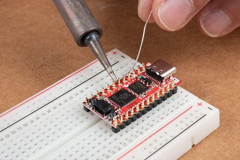 SparkFun Pro Micro - RP2040 - معالجات Cortex M0+ المزدوجة - 30 IO قابلة للبرمجة لدعم الأجهزة الطرفية الموسعة - مؤقت مع 4 منبهات - MicroPython - C/C++ - موصل USB-C للبرمجة in Saudi Arabia