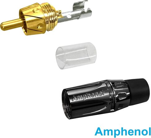 WORLDS BEST CABLES 4 Foot – TS to RCA Cable – Gotham GAC-1 Ultra Pro Low- Capacitance Instrument Cable & Neutrik NP2X-B & Amphenol ACPL-CBK Gold Plugs - Custom Made in Saudi Arabia
