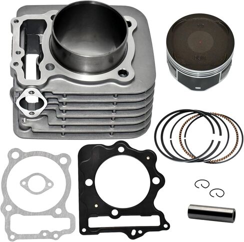 440cc 89mm حلقة المكبس الأسطوانية الكبيرة حشية الجزء العلوي لإعادة البناء متوافقة مع Honda Sportrax 400 TRX400 EX 1999-2008 / TRX 400 XR 400 XR400R 1996-2004 / TRX400 X 2009 2012-2014 in Kuwait