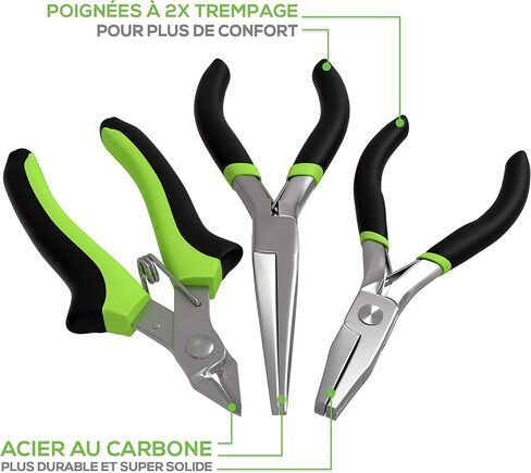 Metal Earth 3-Piece Tool Set - Clipper - Flat Nose Pliers - Needle Nose Pliers in Saudi Arabia