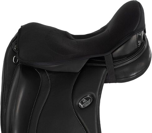 Acavallo Ortho Pubis Gel in Dressage Seat Saver with Dri-Lex, Medium, Black in Saudi Arabia