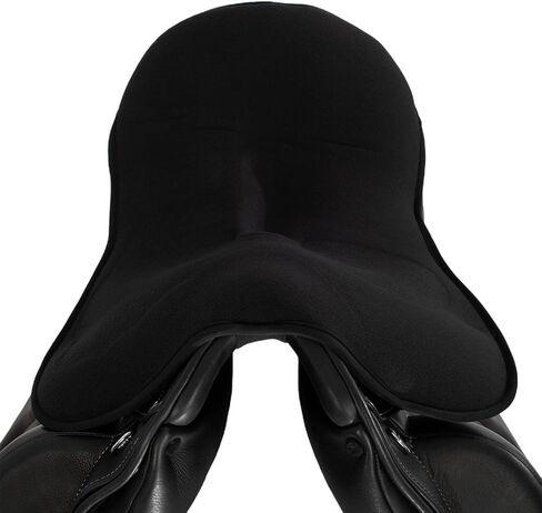 Acavallo Ortho Pubis Gel in Dressage Seat Saver with Dri-Lex, Medium, Black in Saudi Arabia