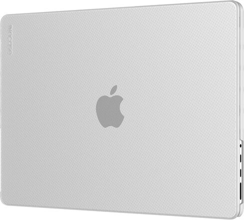 حافظة Incase MacBook Pro مقاس 14 بوصة - حافظة كمبيوتر محمول صلبة وغطاء كمبيوتر قابل لإعادة التدوير بالكامل - حماية متينة وخفيفة الوزن وملائمة للشكل لـ USB-C (2023-2021)، نقاط شفافة (12.6 × 8.98 × 1.04 بوصة) in Saudi Arabia
