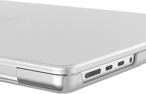 حافظة Incase MacBook Pro مقاس 14 بوصة - حافظة كمبيوتر محمول صلبة وغطاء كمبيوتر قابل لإعادة التدوير بالكامل - حماية متينة وخفيفة الوزن وملائمة للشكل لـ USB-C (2023-2021)، نقاط شفافة (12.6 × 8.98 × 1.04 بوصة) in Saudi Arabia