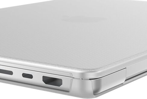 حافظة Incase MacBook Pro مقاس 14 بوصة - حافظة كمبيوتر محمول صلبة وغطاء كمبيوتر قابل لإعادة التدوير بالكامل - حماية متينة وخفيفة الوزن وملائمة للشكل لـ USB-C (2023-2021)، نقاط شفافة (12.6 × 8.98 × 1.04 بوصة) in Saudi Arabia