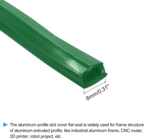 MECCANIXITY Aluminum Profile Slot Cover Flat Seal Black 8M 8mm 3030 4040 Series for 3D Printer Accessories Pack of 1 in Saudi Arabia